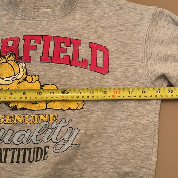 Garfield Sweatshirt Small Grey - Picture 4 of 6